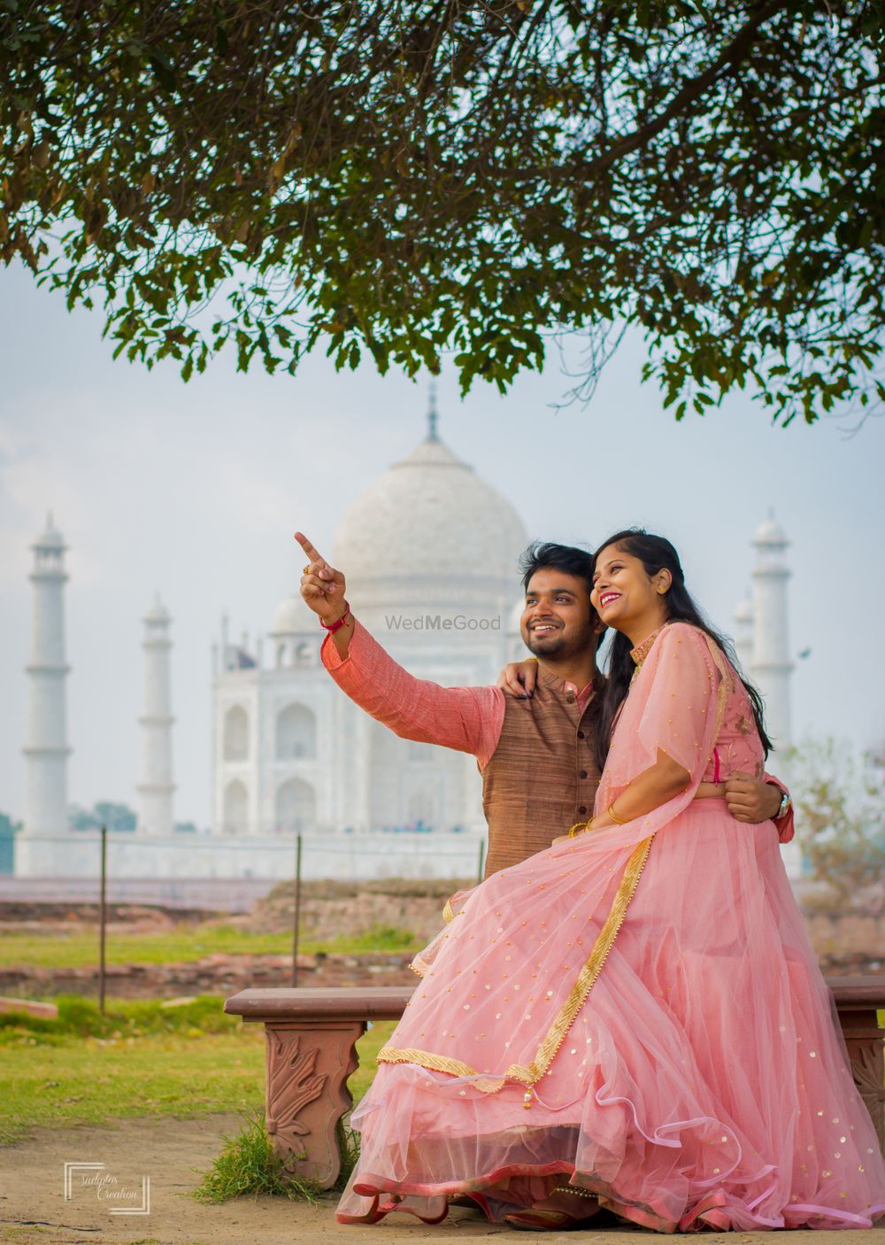 Photo From Abhinav & Disha- The Taj Mahal Pre-Wedding - By Sudipto's Creation - Pre Wedding Photography