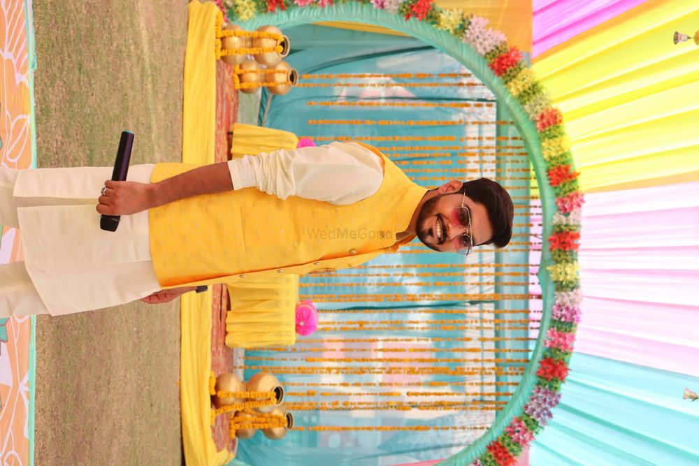 Photo From Haldi Ceremoney - By Anchor Mohit
