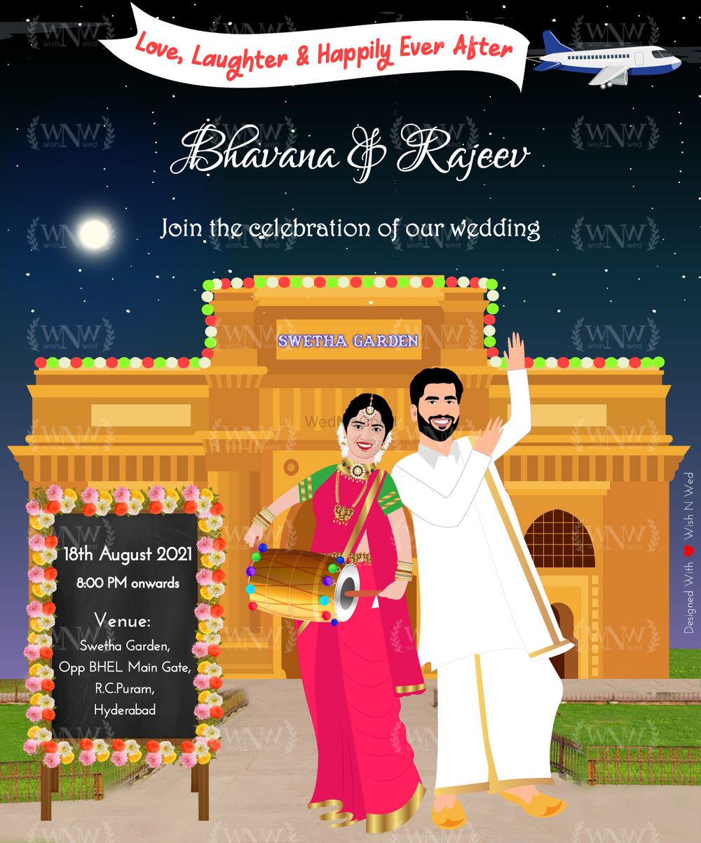 Photo From South Indian Wedding Invitations - By Wish N Wed Invites