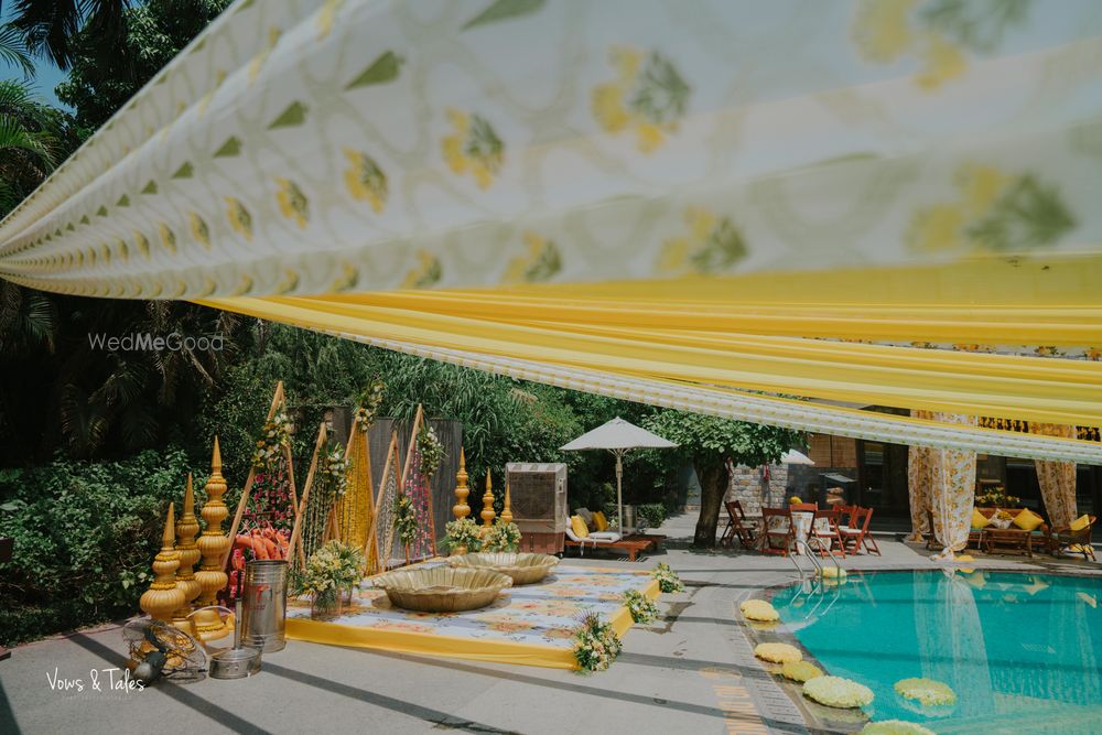 Photo From PoolSide Haldi - By Unik Experiences