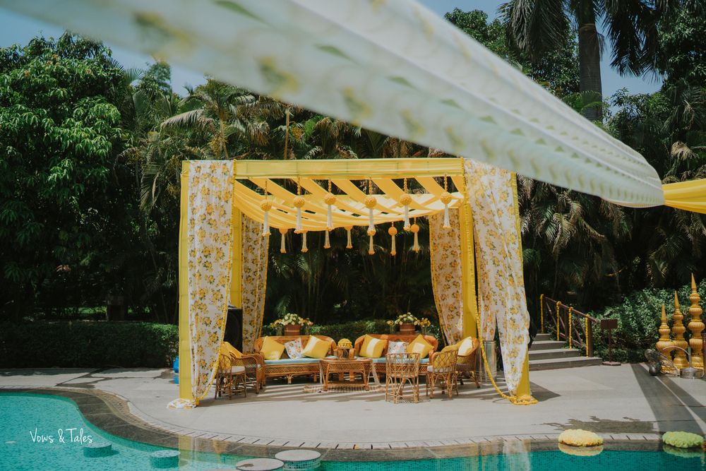Photo From PoolSide Haldi - By Unik Experiences