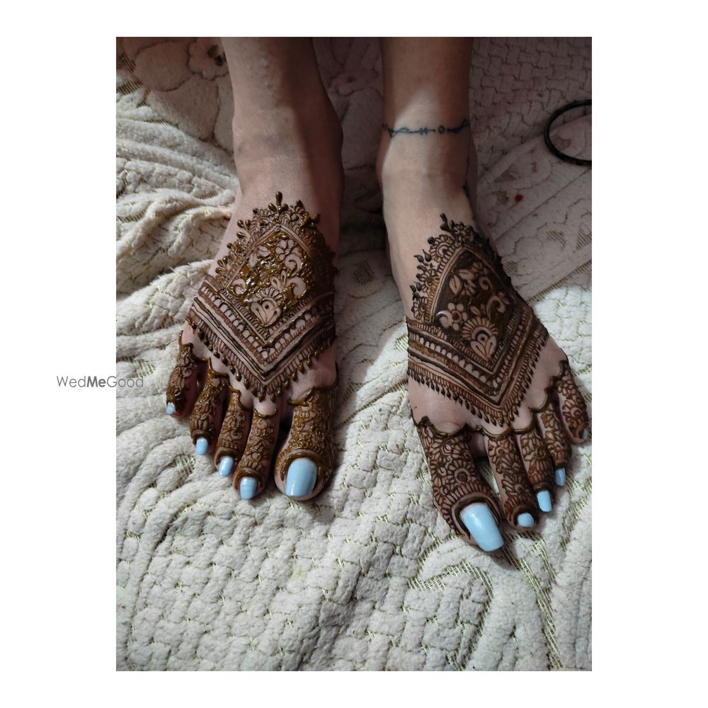 Photo From semi bridal feet - By Coorg Henna