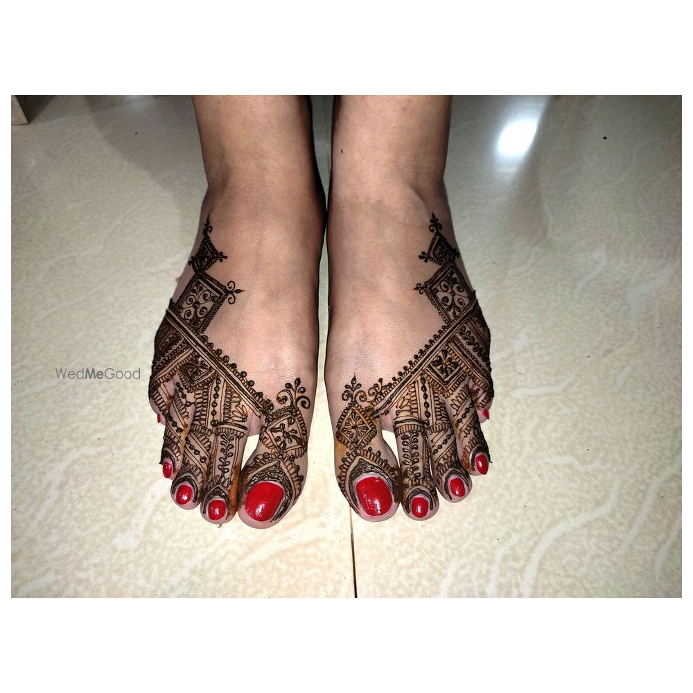 Photo From semi bridal feet - By Coorg Henna