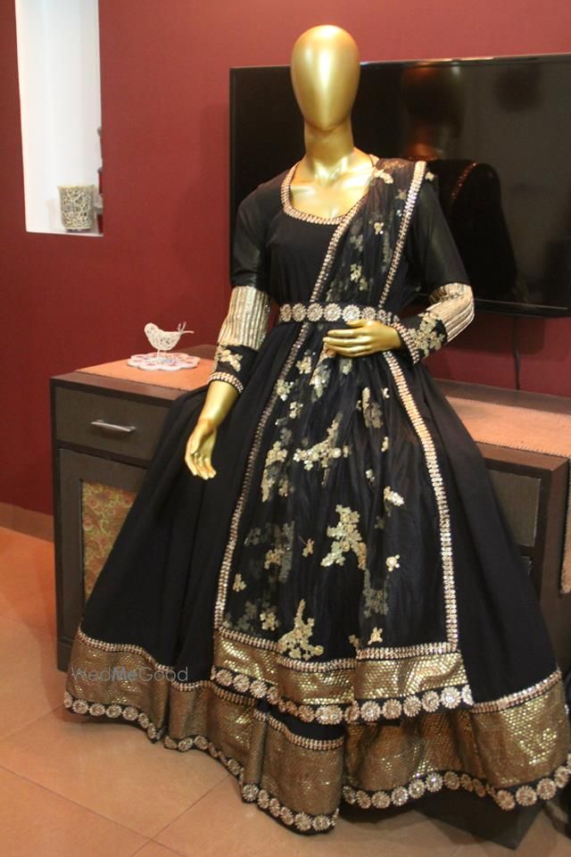 Photo From Black & gold anarkali - By Paridhaa