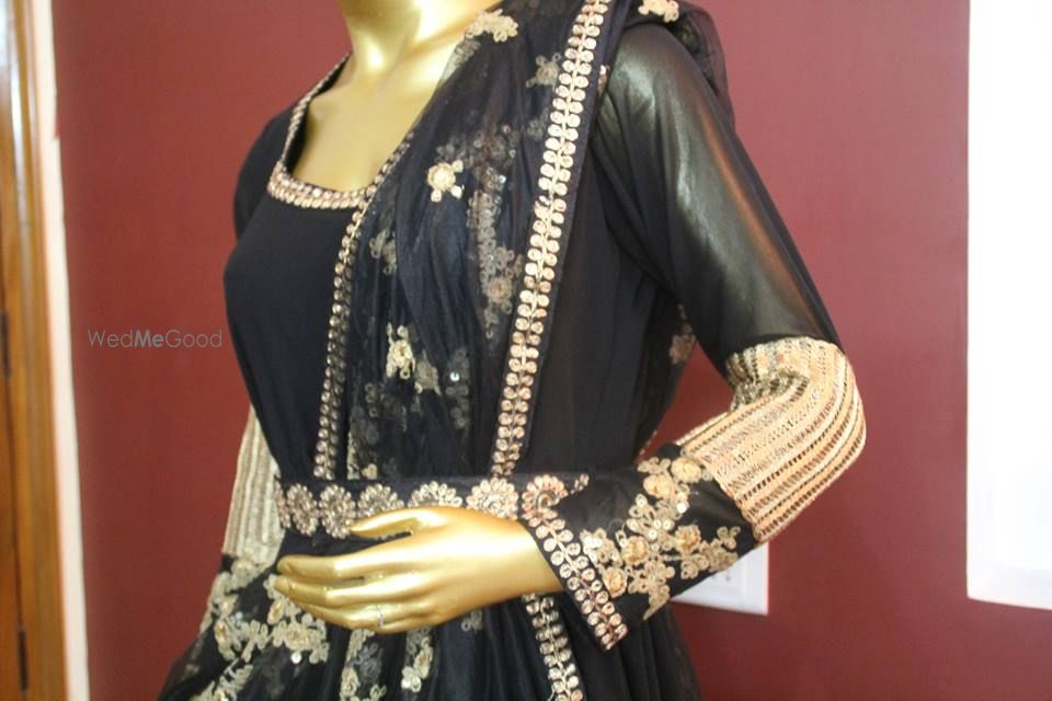 Photo From Black & gold anarkali - By Paridhaa