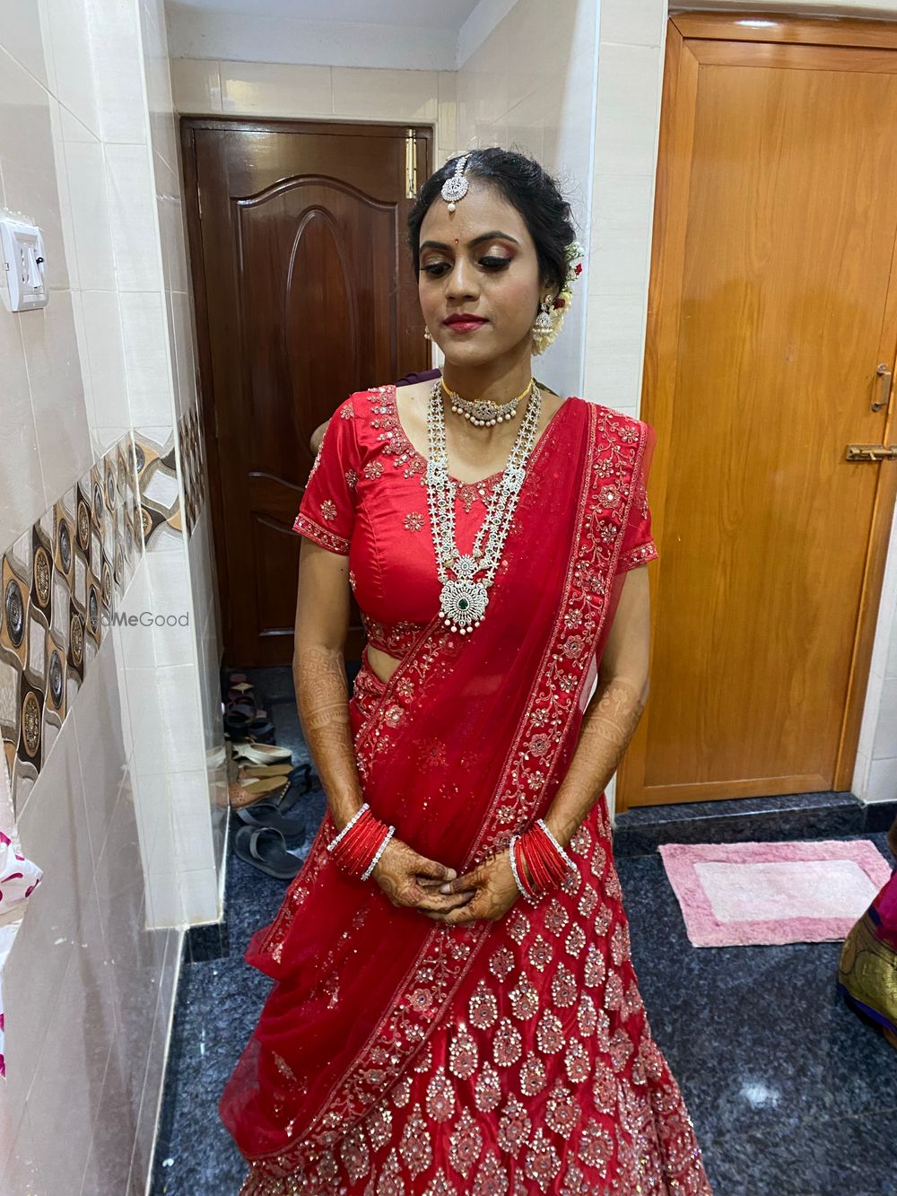 Photo From bridal look.    - By Swetha Shakthi Makeup Artist