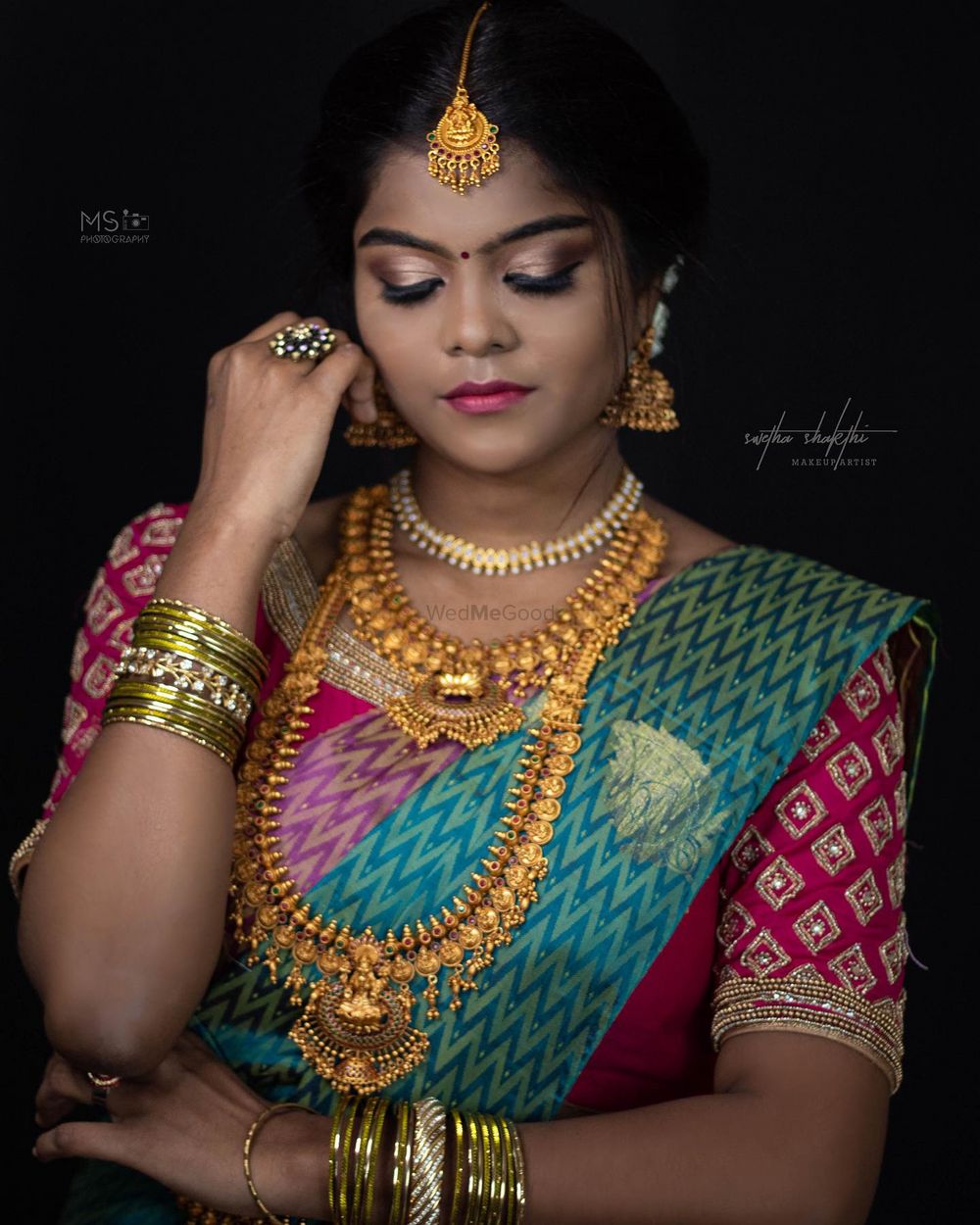 Photo From bridal look.    - By Swetha Shakthi Makeup Artist