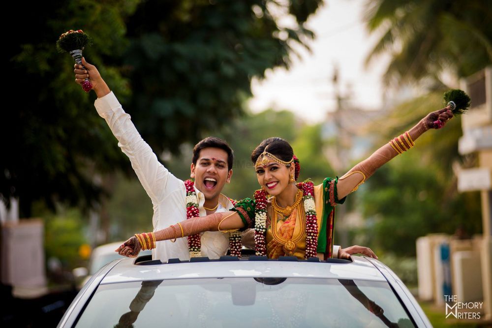 Photo of Lovely south indian couple  shot on wedding day
