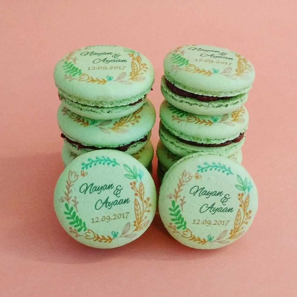 Photo From Custom printed Macarons - By Amazeology India