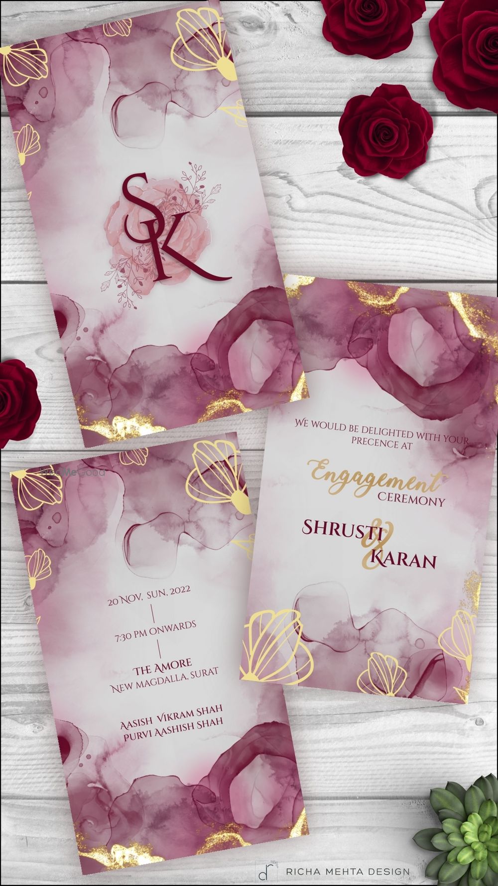 Photo From Wedding Invitation - By Richa Mehta Design 