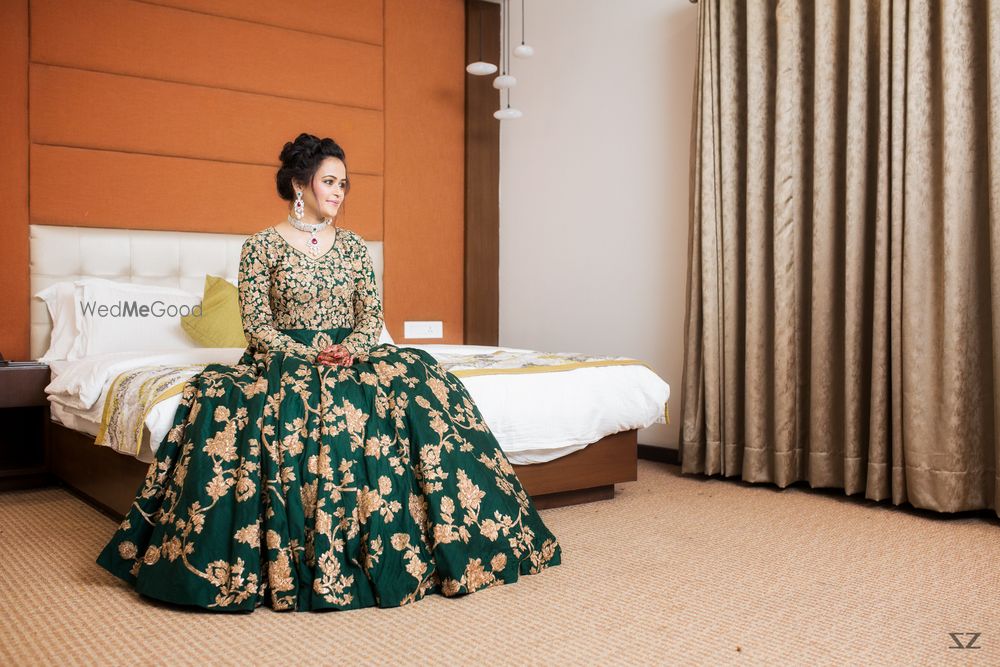 Photo of gold green blouse