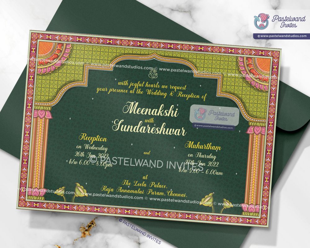 Photo From The Madurai Wedding - Odisha Pattachitra Wedding Invitation - By Pastelwand Invites