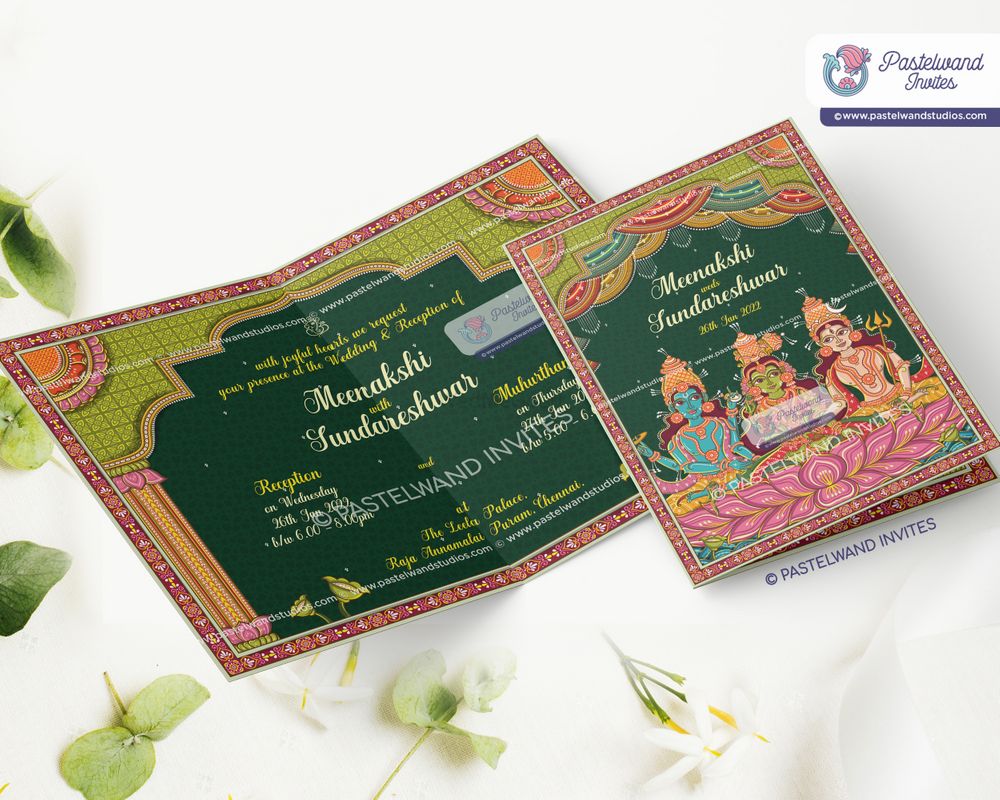 Photo From The Madurai Wedding - Odisha Pattachitra Wedding Invitation - By Pastelwand Invites