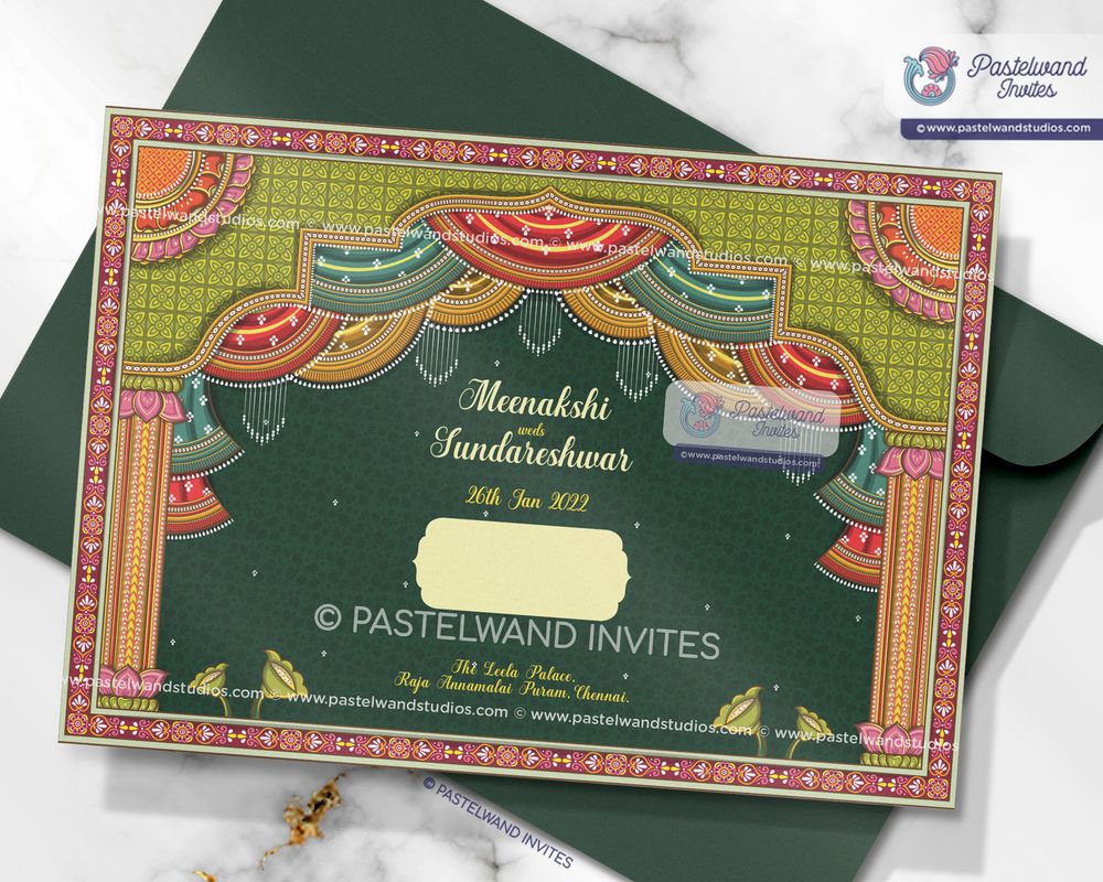 Photo From The Madurai Wedding - Odisha Pattachitra Wedding Invitation - By Pastelwand Invites