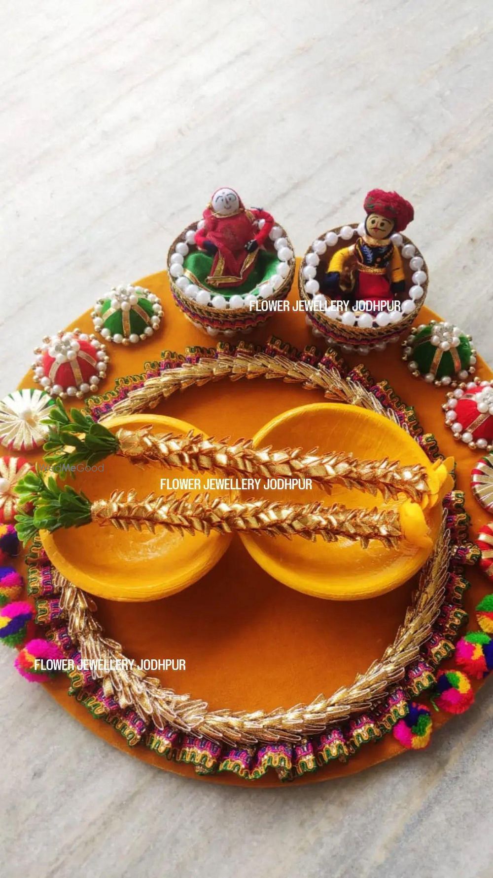 Photo From HALDI PLATTER - By Flower Jewellery Jodhpur