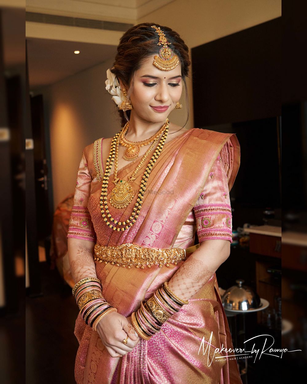 Photo From North Indian Bridal Look - By Makeovers by Ramya