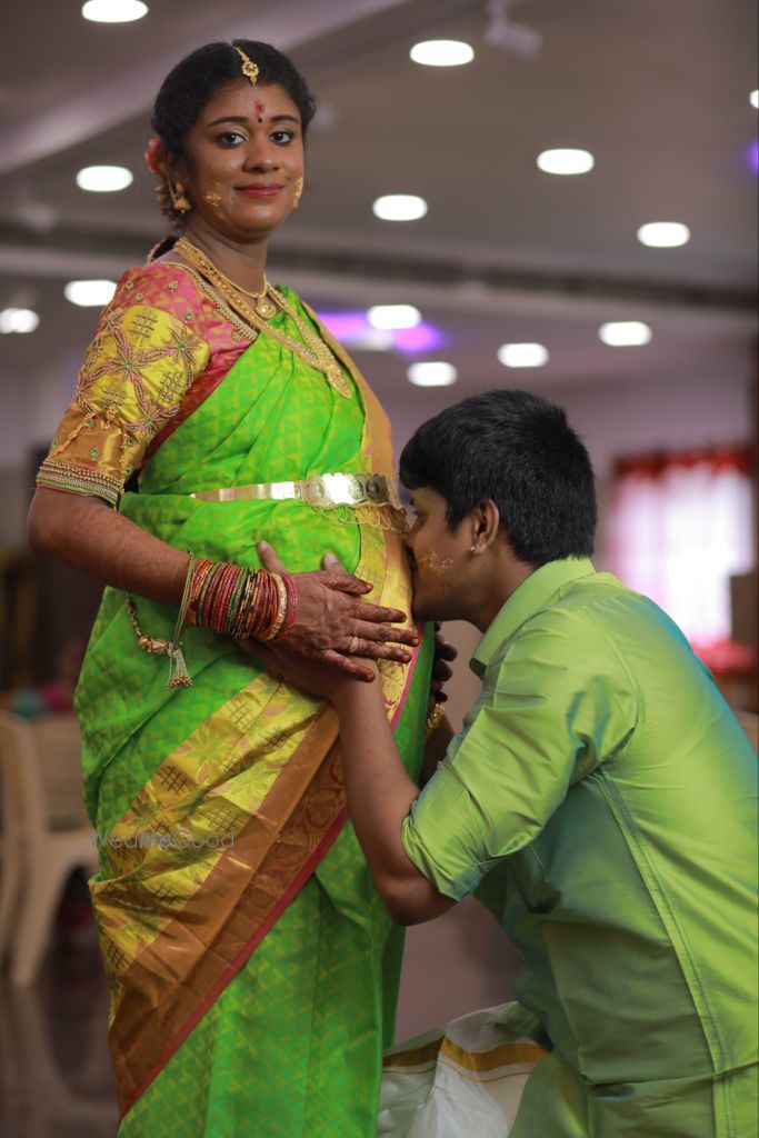 Photo From Divya's babyshower function - By Bridal Makeup by Sharmilaa