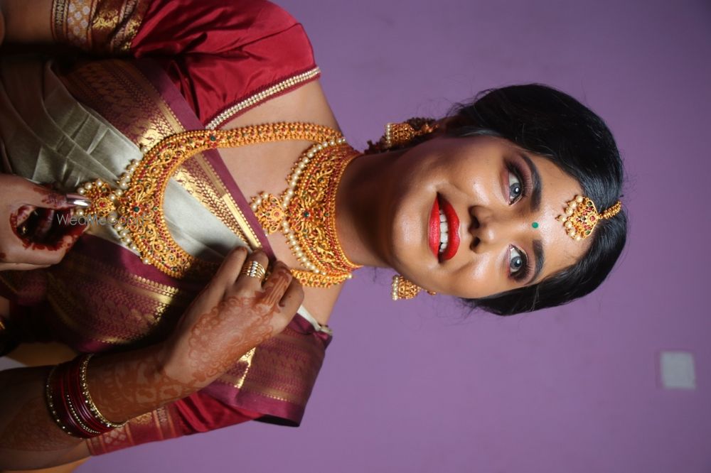 Photo From Nithyasree's Engagement - By Bridal Makeup by Sharmilaa