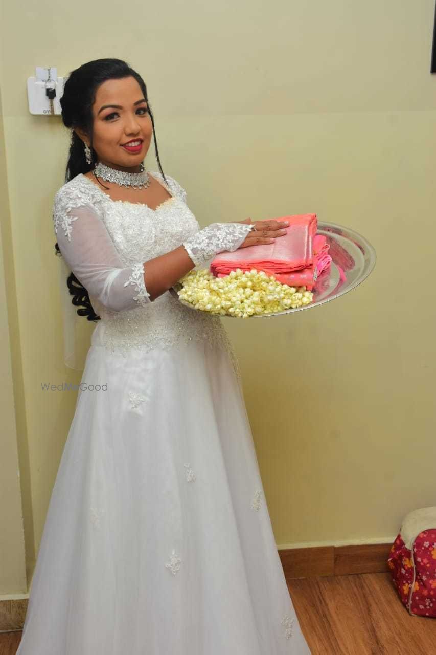 Photo From Mobi's Church wedding & Reception - By Bridal Makeup by Sharmilaa