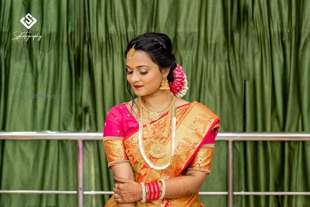 Photo From Janani's Engagement - By Bridal Makeup by Sharmilaa