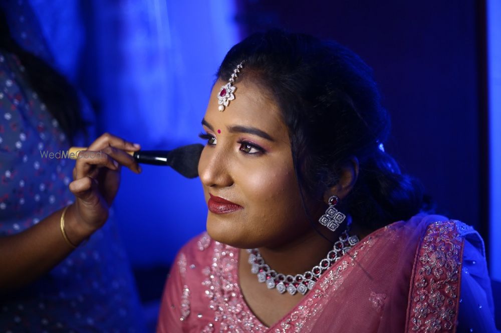 Photo From Anjana's Reception & kalyanam - By Bridal Makeup by Sharmilaa