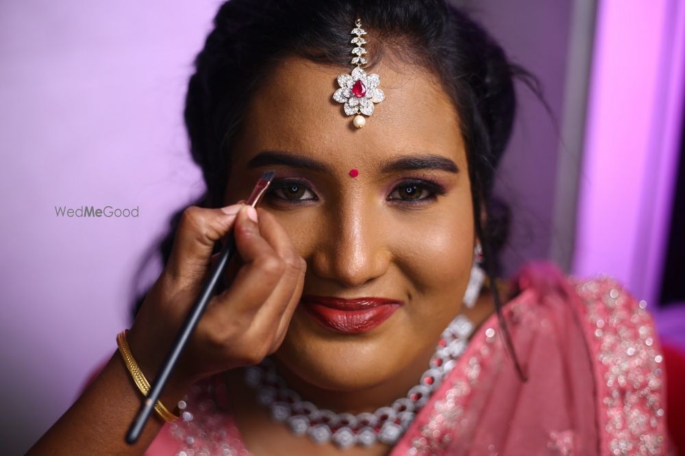 Photo From Anjana's Reception & kalyanam - By Bridal Makeup by Sharmilaa