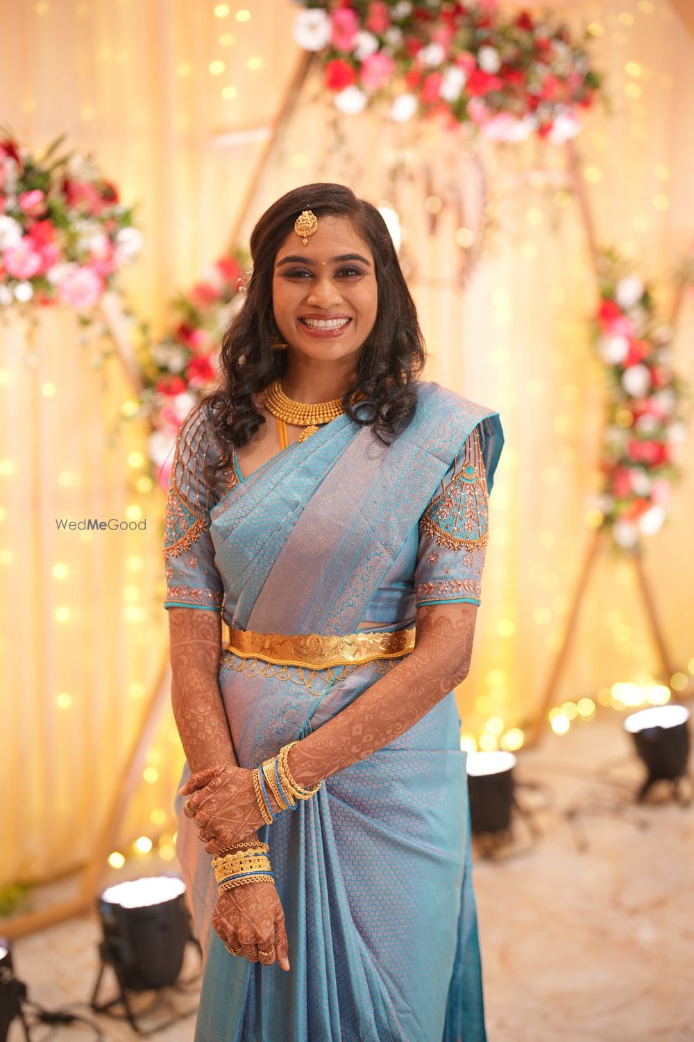 Photo From Iyengar mami Vinitha's Reception - By Bridal Makeup by Sharmilaa