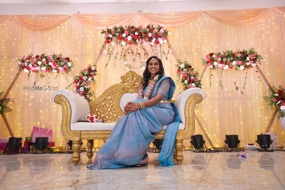 Photo From Iyengar mami Vinitha's Reception - By Bridal Makeup by Sharmilaa