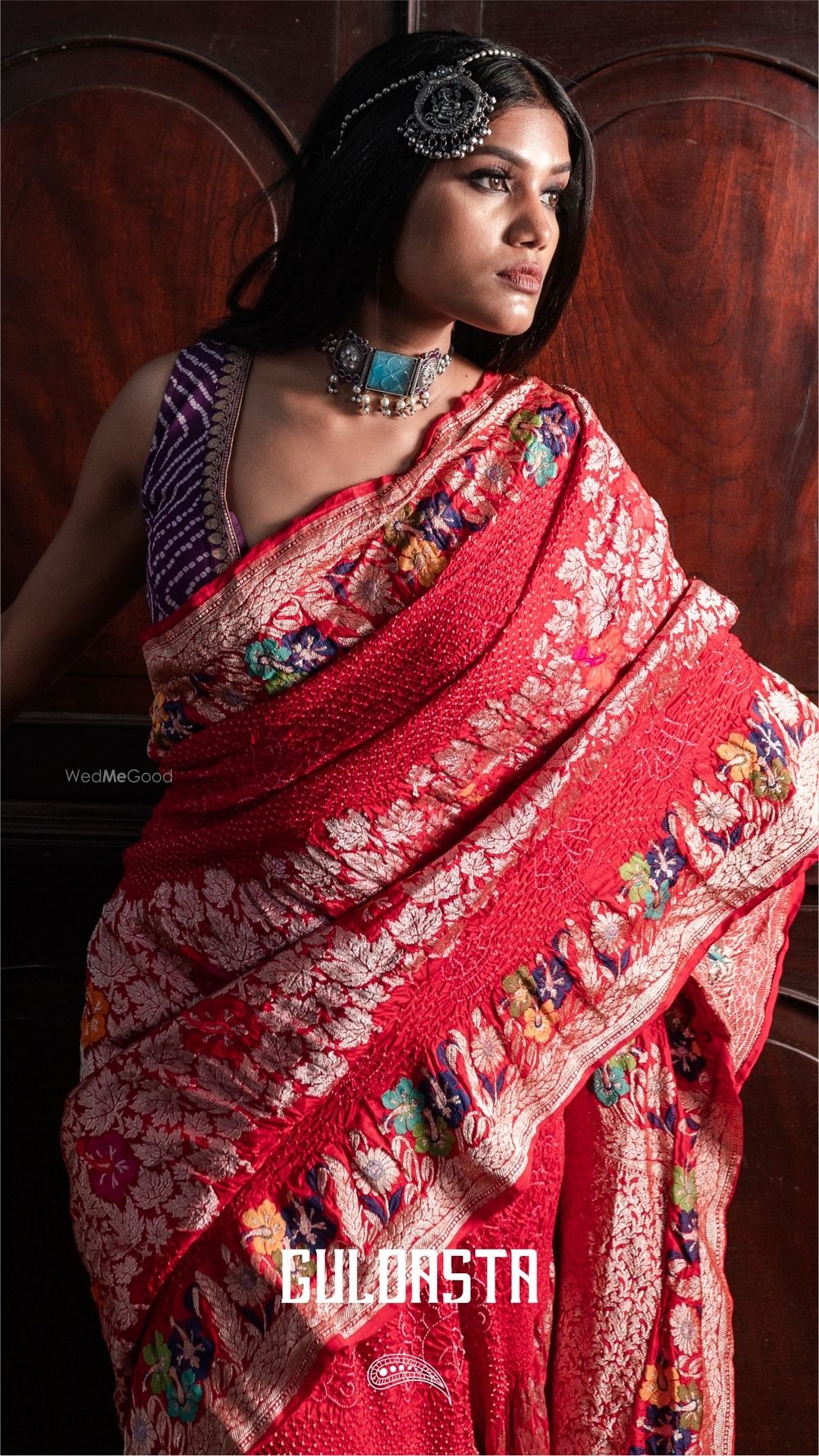 Photo From guldasta- rose flowers weaved saree - By Bandhani Creation