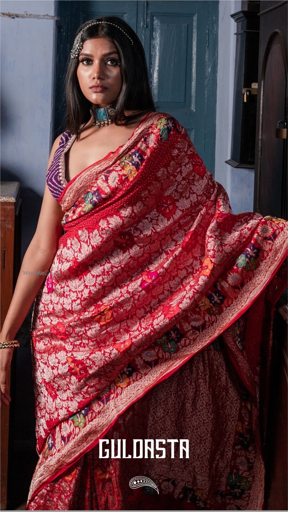 Photo From guldasta- rose flowers weaved saree - By Bandhani Creation