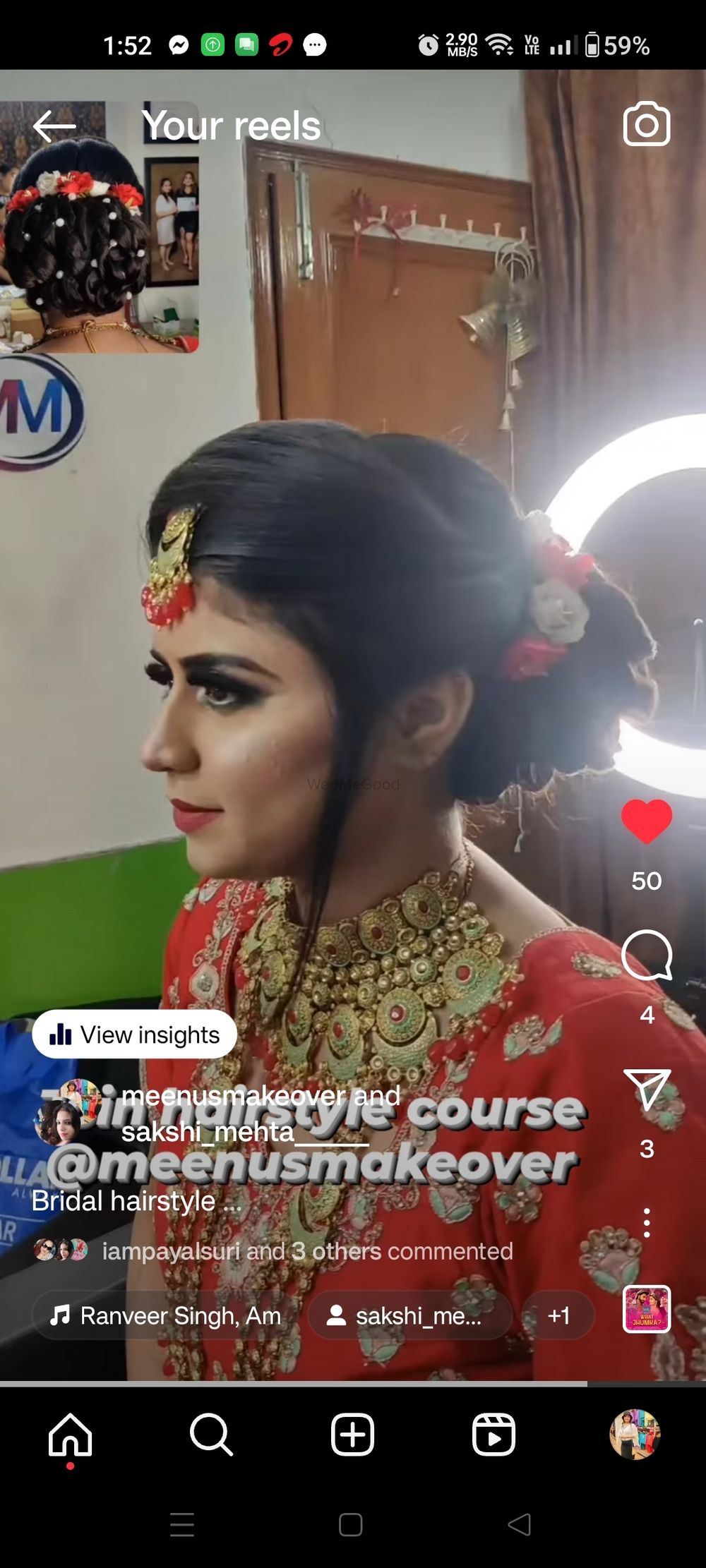 Photo From bridal look - By Meenu's Makeover