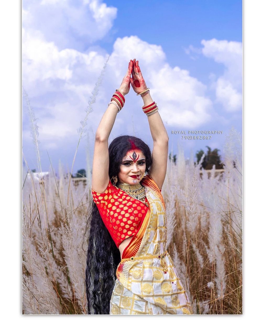 Photo From maa durga look created  - By S K Bridal