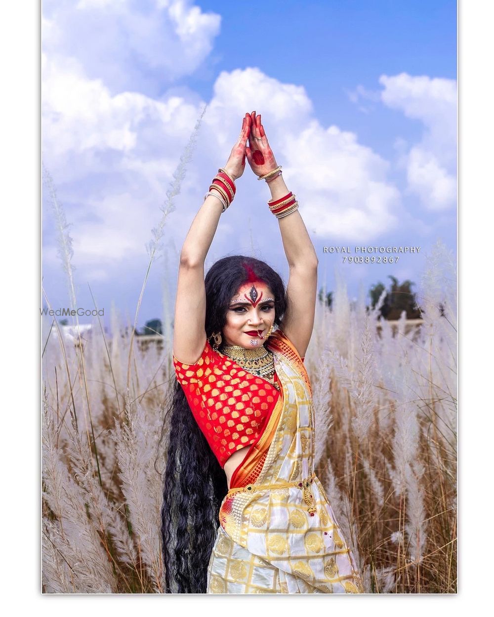 Photo From maa durga look created  - By S K Bridal