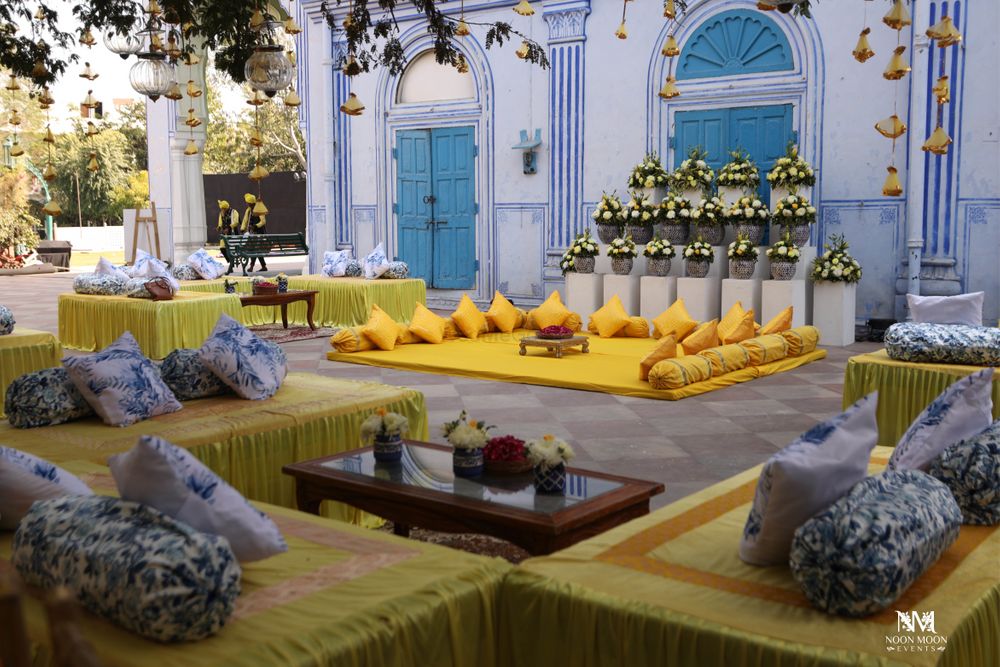 Photo From Riddhi & Ujjval Haldi at Diggi Palace - By Noon Moon Events