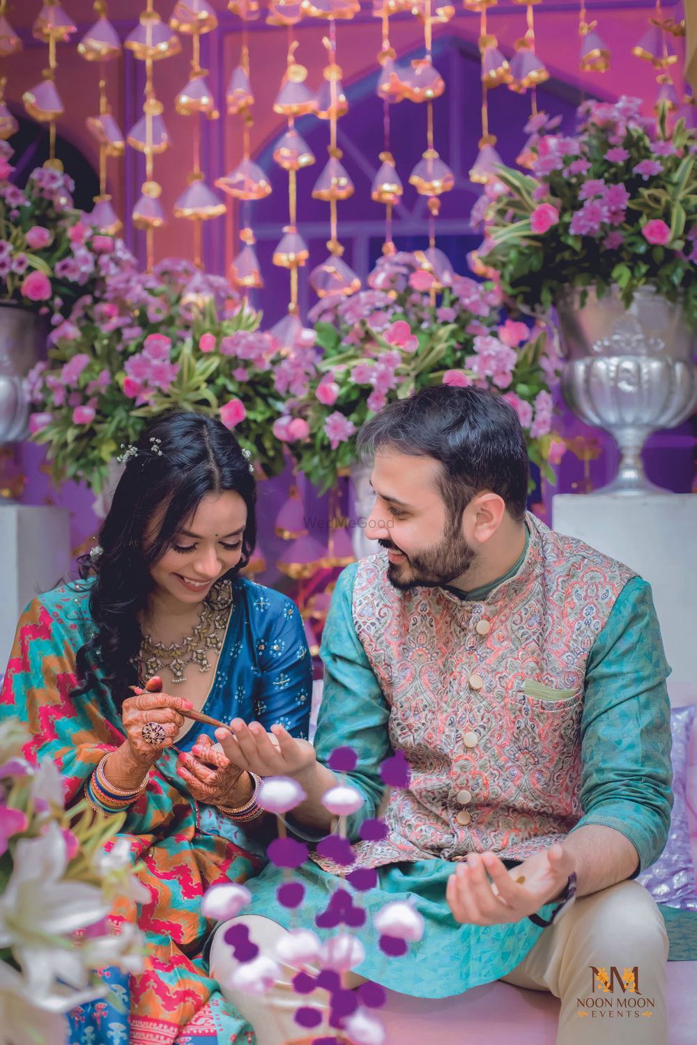 Photo From Riddhi & Ujjval Mehendi at Diggi Palace - By Noon Moon Events
