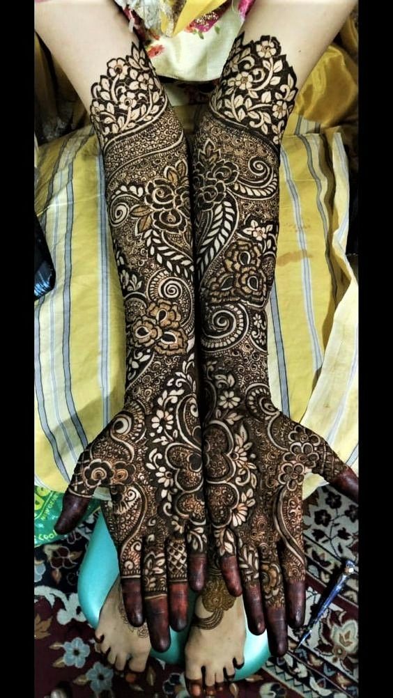 Photo From Bridal Mehandi design - By Naz Mehandi Artist 