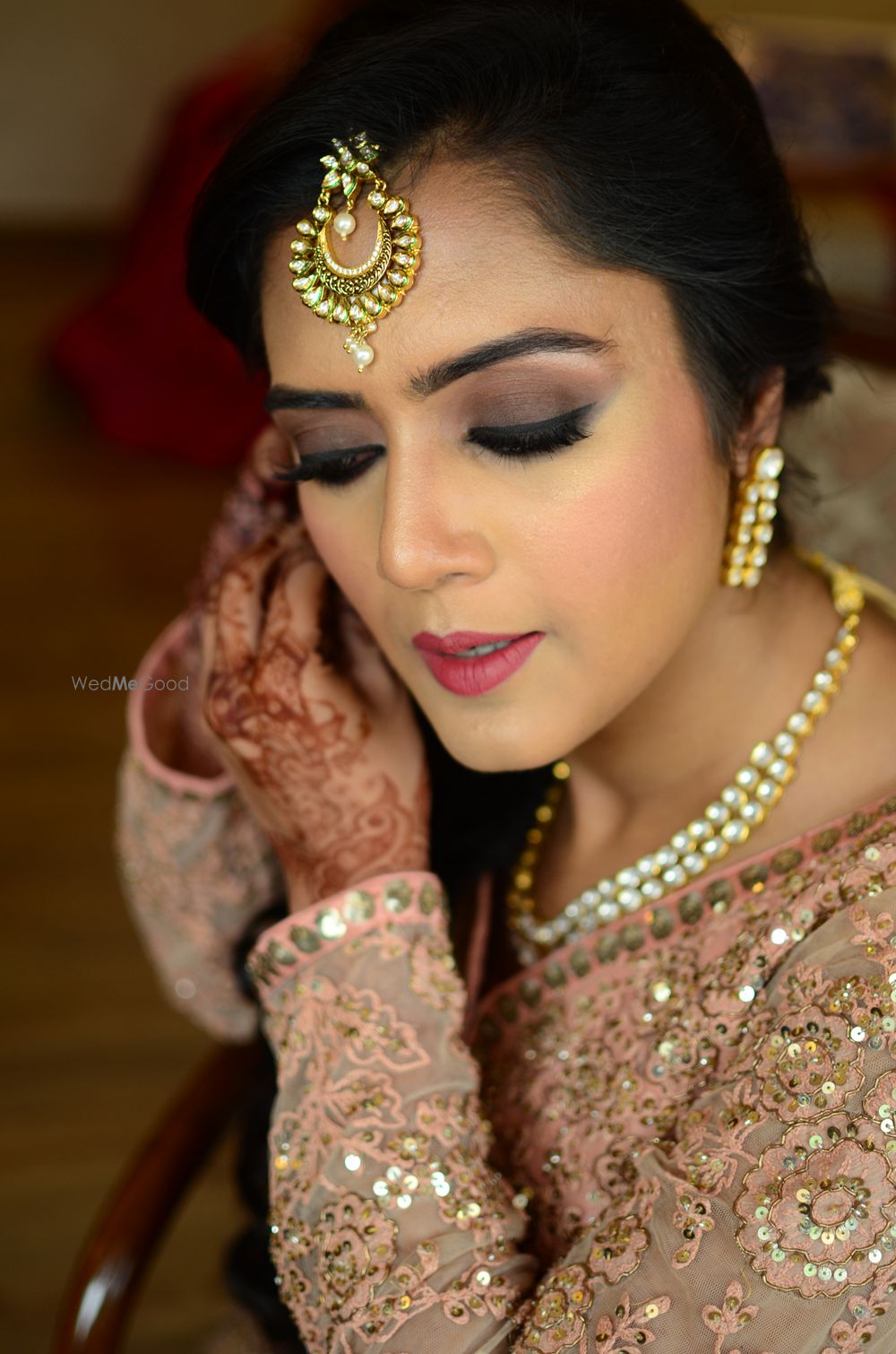 Photo From Sadhvi"s day engagement - By Deepti Khaitan Makeup