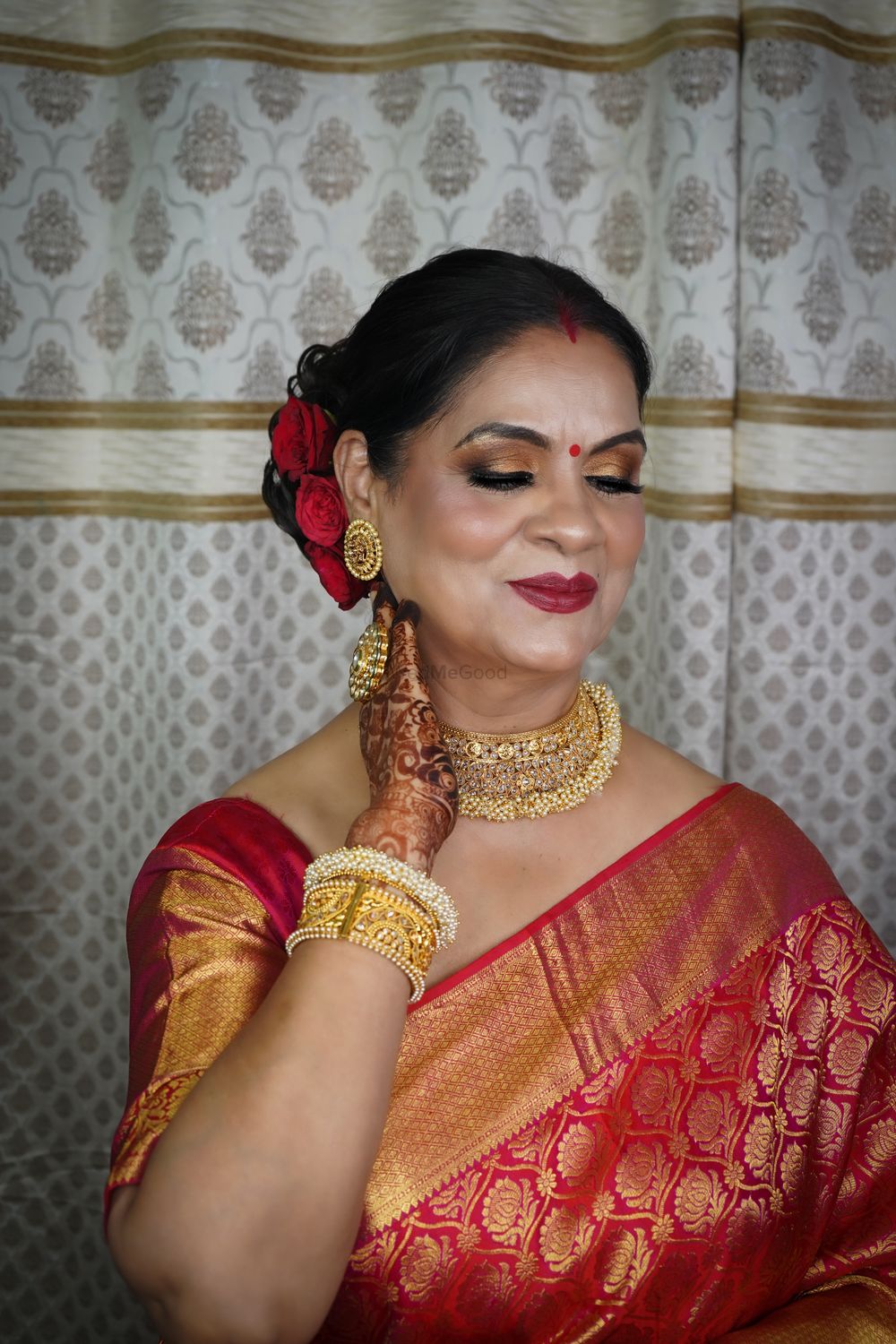 Photo From RECEPTION LOOK FOR BRIDES MOTHER - By The Makeup Co by Sakshi