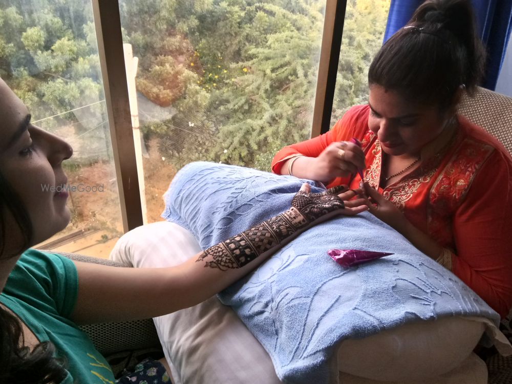 Photo From Tamana Chawla Mehendi ceremony at gurgaon,  3rd  Oct - By Shalini Mehendi Artist