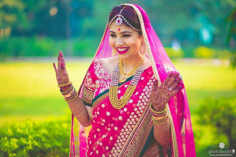 Photo of rani pink bride