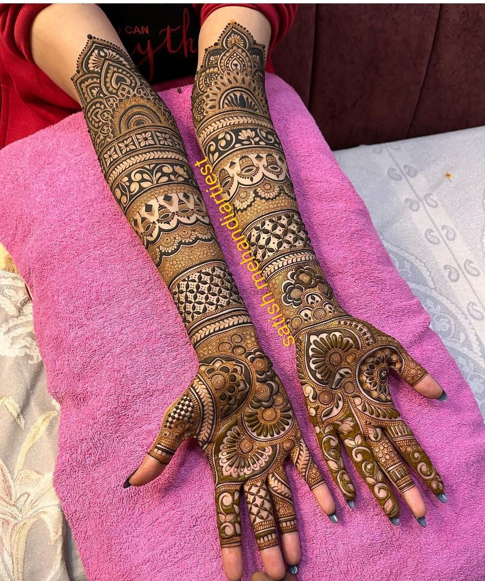 Photo From kolkata bridal mehandi work - By Satish Professional Bridal Mehandi Artist