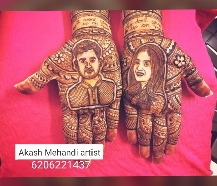 Photo From Akash portrait face art - By Akash Mehandi Artist