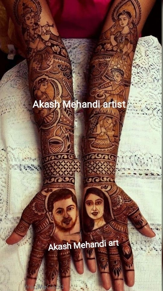 Photo From Akash portrait face art - By Akash Mehandi Artist