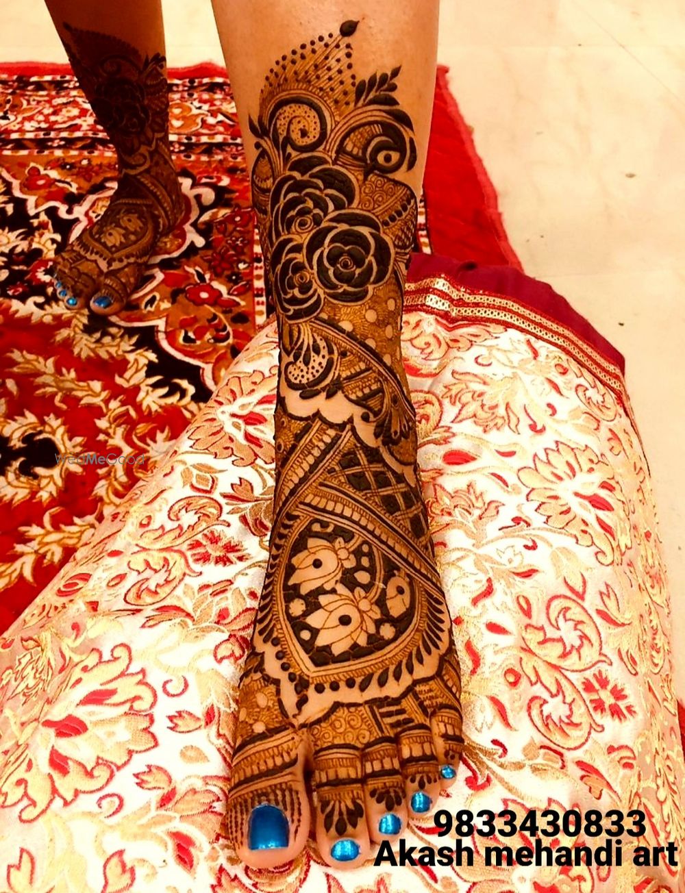 Photo From Latest Feet Design - By Akash Mehandi Artist