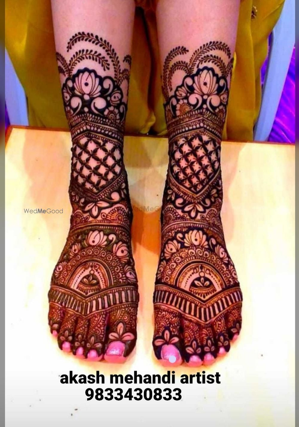 Photo From Latest Feet Design - By Akash Mehandi Artist