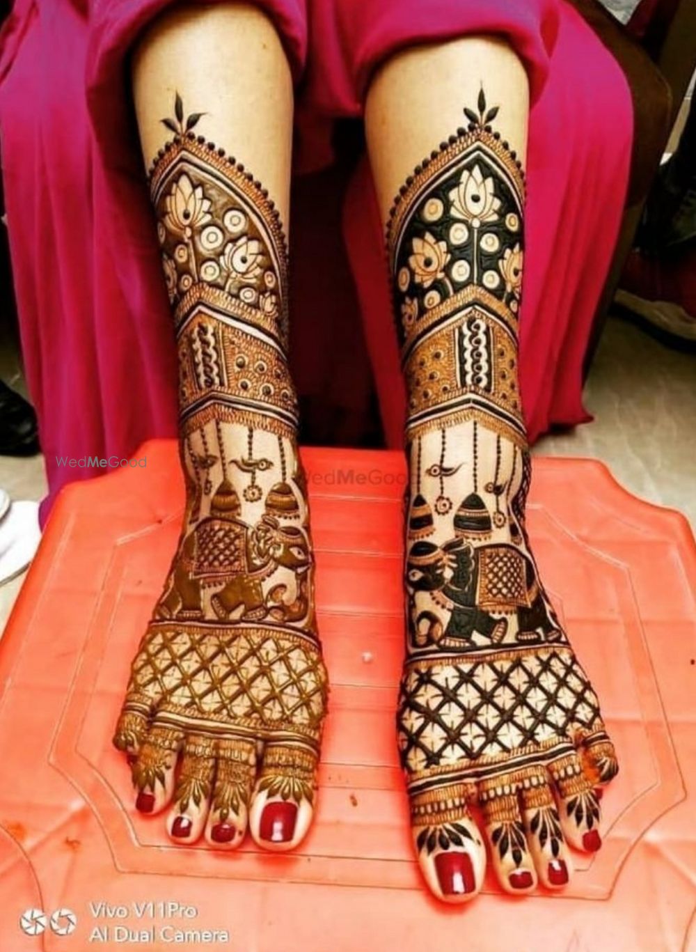 Photo From Latest Feet Design - By Akash Mehandi Artist