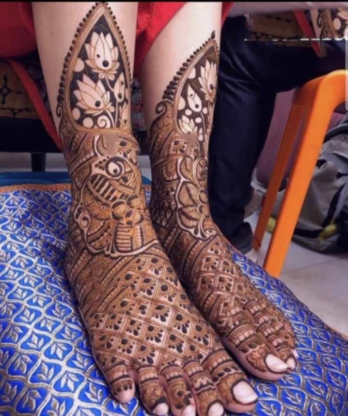 Photo From Latest Feet Design - By Akash Mehandi Artist