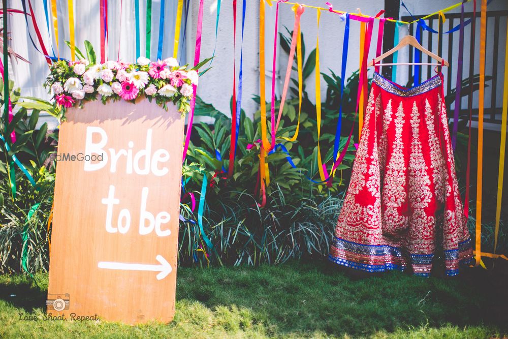 Photo of Pretty lehenga on hanger shot