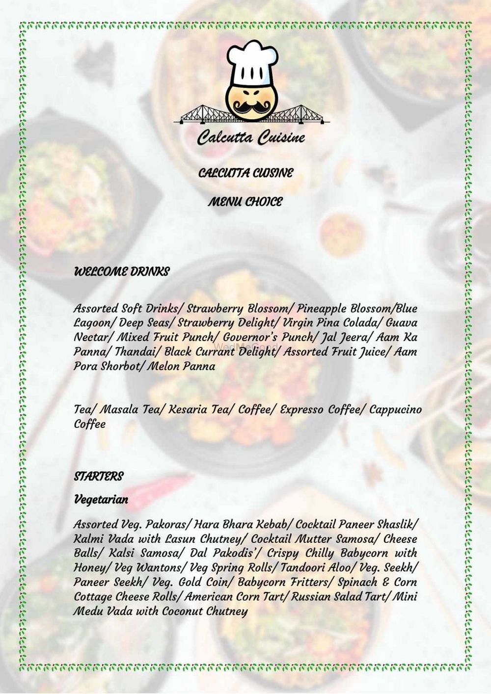 Photo From MENU - By Calcutta Cuisine