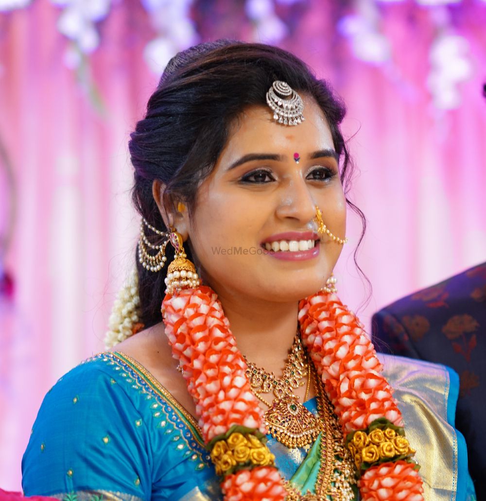 Photo From nivedita's engagement - By Makeovers by Ranjana Venkatesh